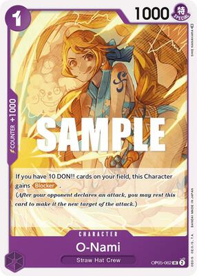O-Nami card from Awakening of the New Era