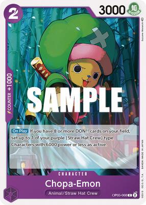 Chopa-Emon card from Awakening of the New Era