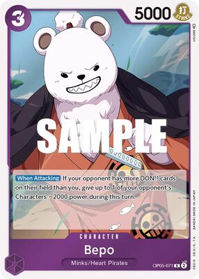Bepo card from Awakening of the New Era