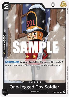 One-Legged Toy Soldier card from Awakening of the New Era