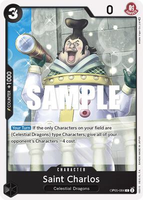 Saint Charlos card from Awakening of the New Era