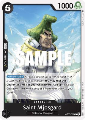 Saint Mjosgard card from Awakening of the New Era