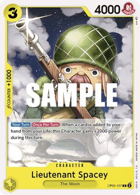 Lieutenant Spacey card from Awakening of the New Era