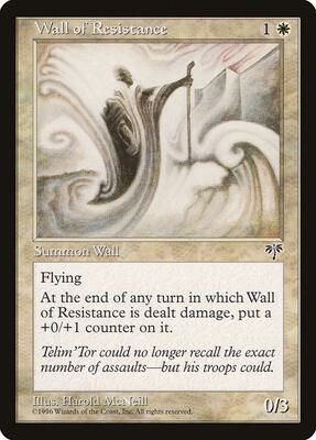 Wall of Resistance card from Mirage