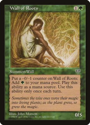 Wall of Roots card from Mirage