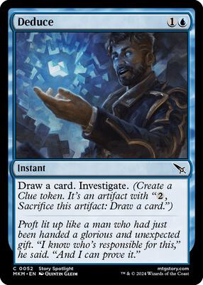 Deduce card from Murders at Karlov Manor