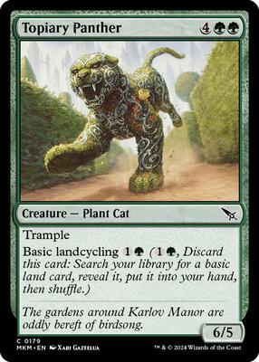 Topiary Panther card from Murders at Karlov Manor