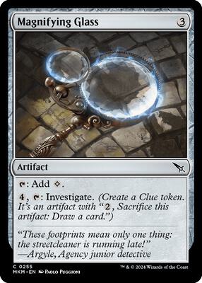 Magnifying Glass card from Murders at Karlov Manor