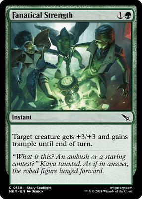 Fanatical Strength card from Murders at Karlov Manor