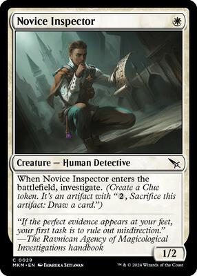 Novice Inspector card from Murders at Karlov Manor