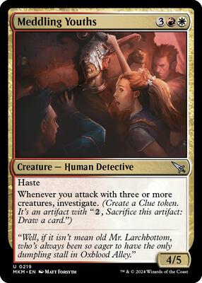 Meddling Youths card from Murders at Karlov Manor