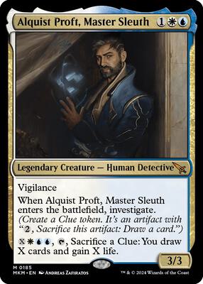 Alquist Proft, Master Sleuth card from Murders at Karlov Manor