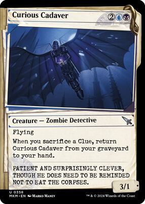 Curious Cadaver (Showcase) card from Murders at Karlov Manor