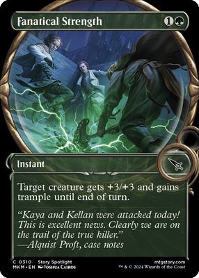 Fanatical Strength (Showcase) card from Murders at Karlov Manor