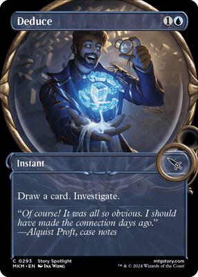 Deduce (Showcase) card from Murders at Karlov Manor
