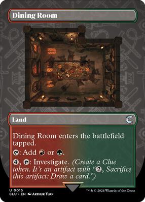 Dining Room (Borderless) card from Ravnica: Clue Edition