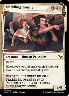 Meddling Youths (Showcase) card from Murders at Karlov Manor
