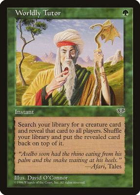 Worldly Tutor card from Mirage