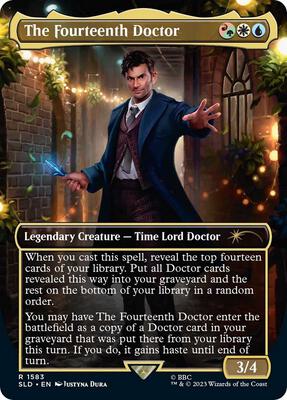 The Fourteenth Doctor card from Secret Lair Drop Series