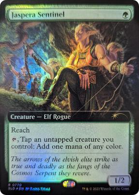 Jaspera Sentinel (Extended Art) card from Secret Lair Drop Series