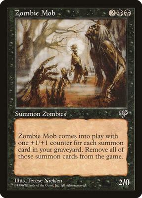 Zombie Mob card from Mirage