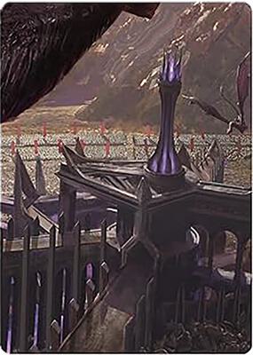 Minas Morgul, Dark Fortress Art Card card from Art Series: Universes Beyond: The Lord of the Rings: Tales of Middle-earth