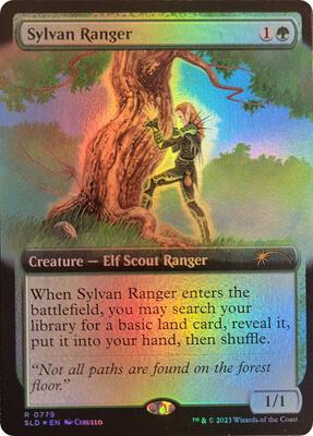 Sylvan Ranger (Extended Art) card from Secret Lair Drop Series