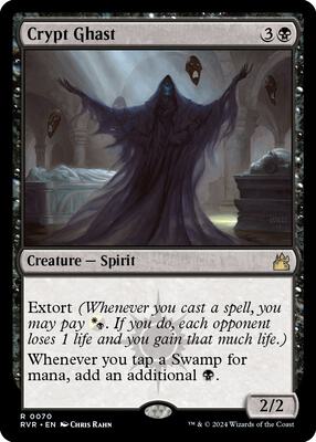 Crypt Ghast card from Ravnica Remastered
