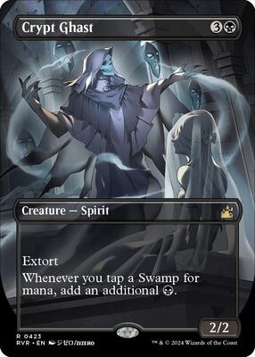 Crypt Ghast (Anime Borderless) card from Ravnica Remastered