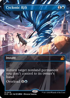 Cyclonic Rift (Anime Borderless) card from Ravnica Remastered