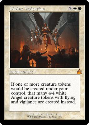 Divine Visitation (Retro Frame) card from Ravnica Remastered
