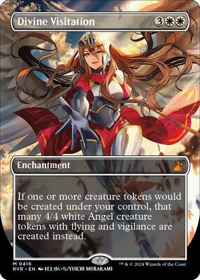 Divine Visitation (Anime Borderless) card from Ravnica Remastered