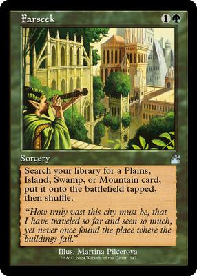 Farseek (Retro Frame) card from Ravnica Remastered
