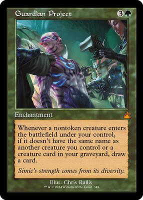 Guardian Project (Retro Frame) card from Ravnica Remastered