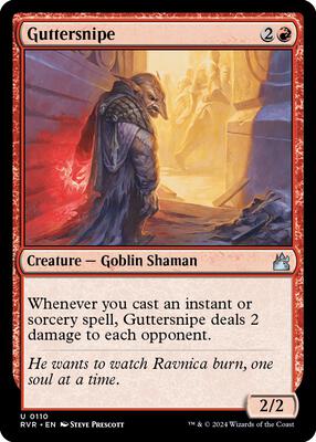 Guttersnipe card from Ravnica Remastered