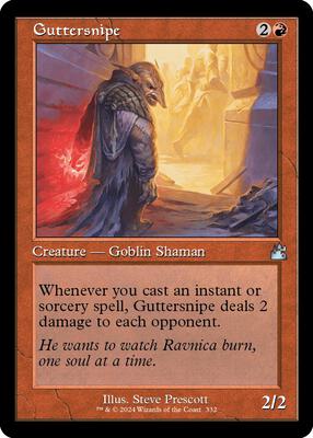 Guttersnipe (Retro Frame) card from Ravnica Remastered