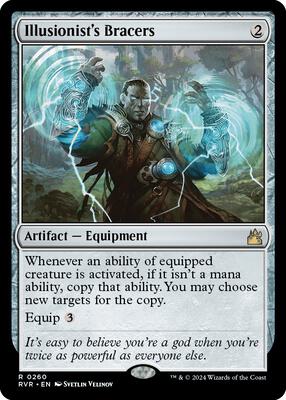 Illusionist's Bracers card from Ravnica Remastered