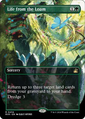 Life from the Loam (Anime Borderless) card from Ravnica Remastered
