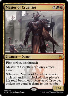 Master of Cruelties card from Ravnica Remastered
