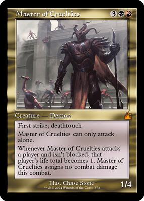 Master of Cruelties (Retro Frame) card from Ravnica Remastered