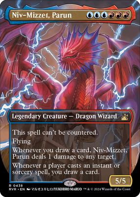 Niv-Mizzet, Parun (Anime Borderless) card from Ravnica Remastered