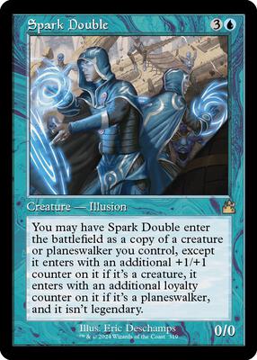 Spark Double (Retro Frame) card from Ravnica Remastered