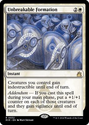 Unbreakable Formation card from Ravnica Remastered