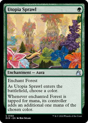 Utopia Sprawl card from Ravnica Remastered