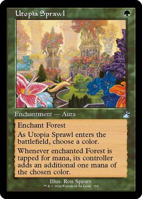 Utopia Sprawl (Retro Frame) card from Ravnica Remastered