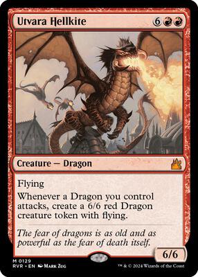 Utvara Hellkite card from Ravnica Remastered