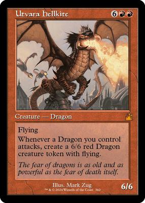 Utvara Hellkite (Retro Frame) card from Ravnica Remastered