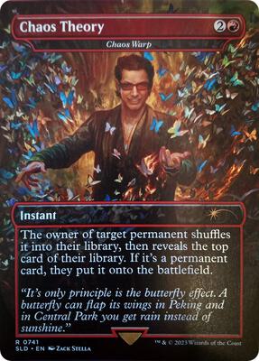 Chaos Theory - Chaos Warp card from Secret Lair Drop Series
