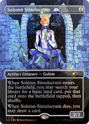 Solemn Simulacrum (0791) (Galaxy Foil) card from Secret Lair Drop Series