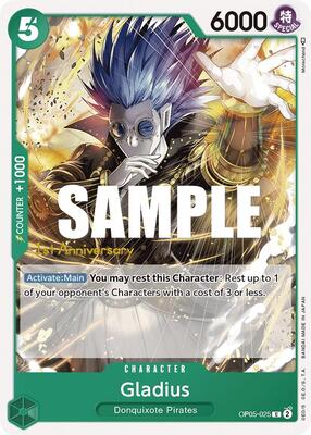 Gladius card from Awakening of the New Era: 1st Anniversary Tournament Cards